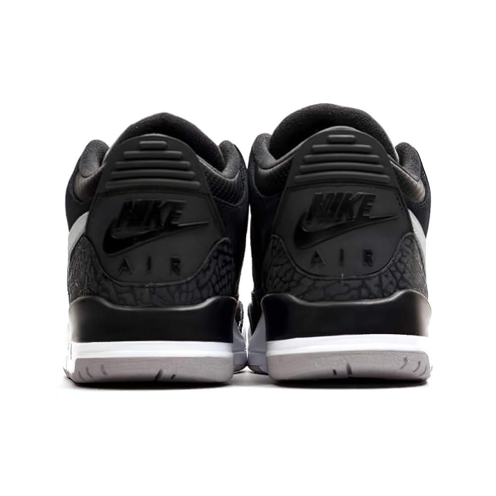 Air Jordan 3 'Dark Grey Heather / Particle Grey / Black' Мужские