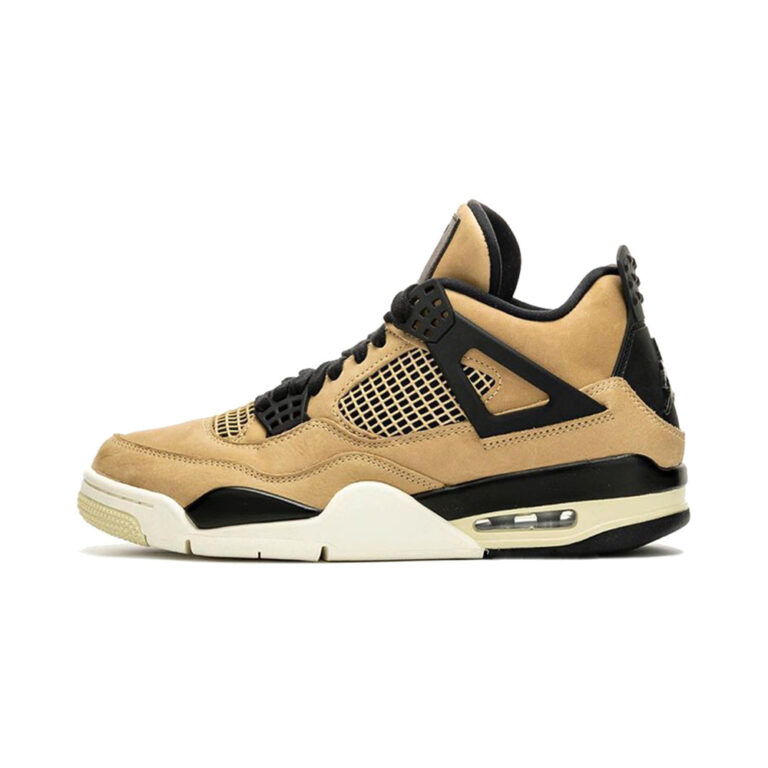 Air Jordan 4 'Black / Gum Medium Brown / White' Женские
