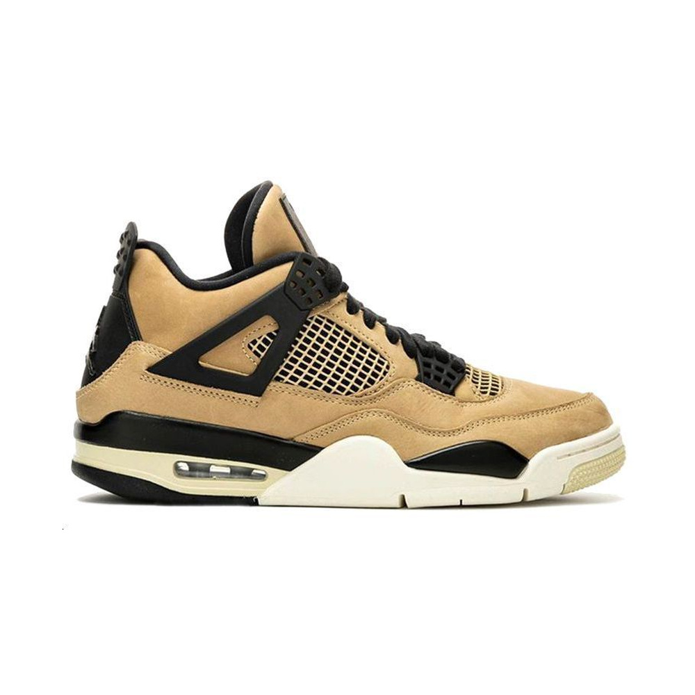 Air Jordan 4 'Black / Gum Medium Brown / White' Женские