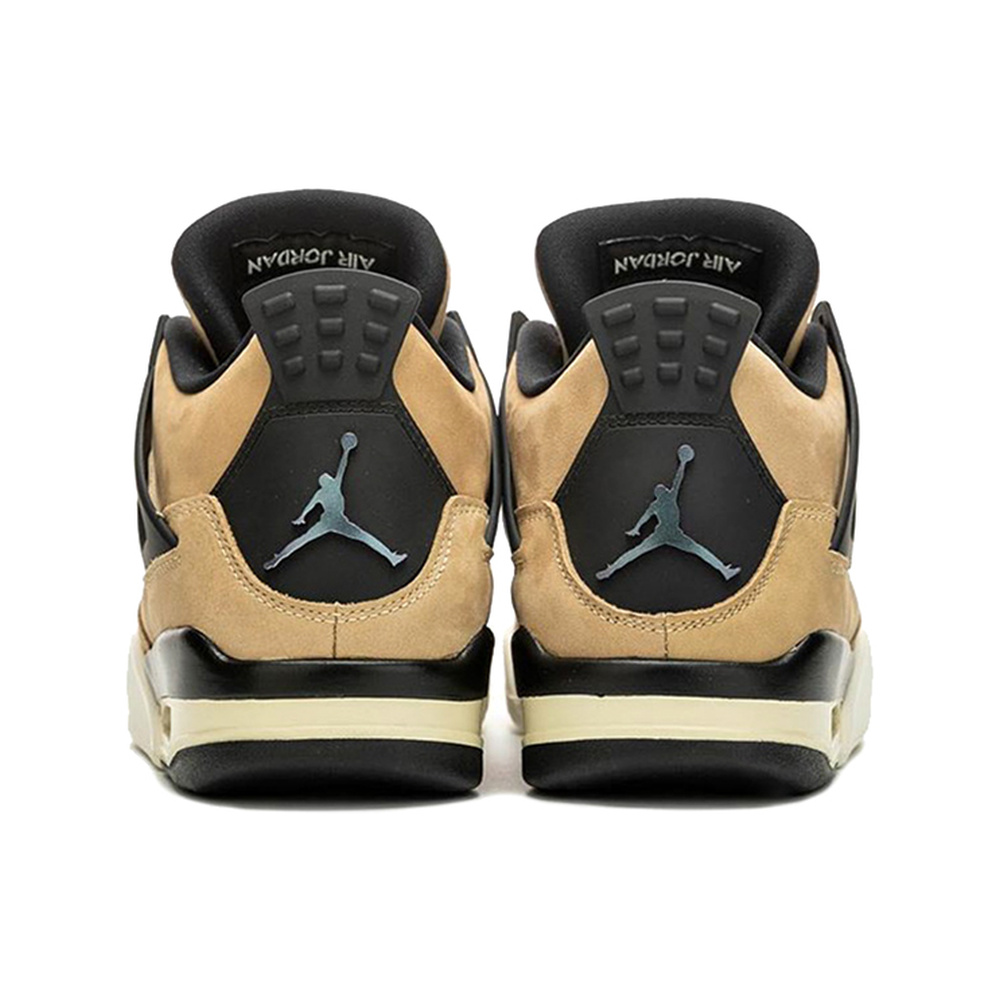 Air Jordan 4 'Black / Gum Medium Brown / White' Женские