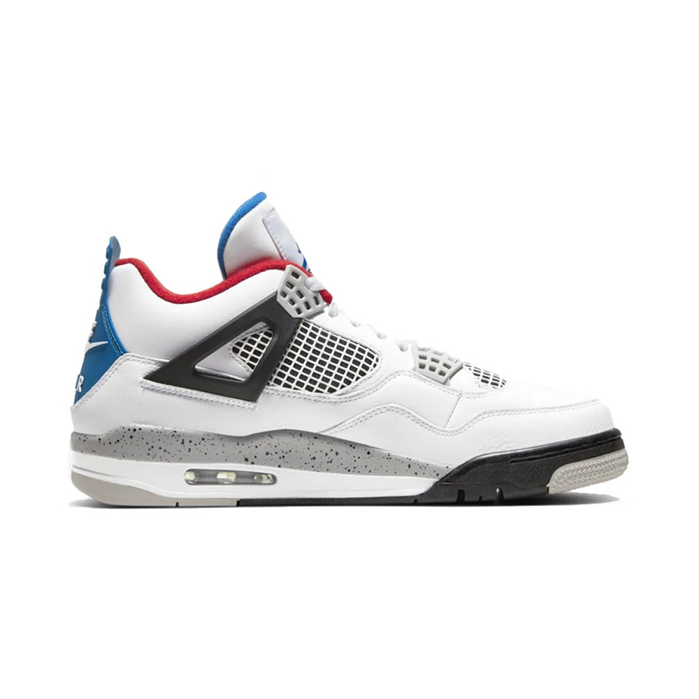 Air Jordan 4 'White / Blue Tint / Pure Platinum / Chrome' Мужские