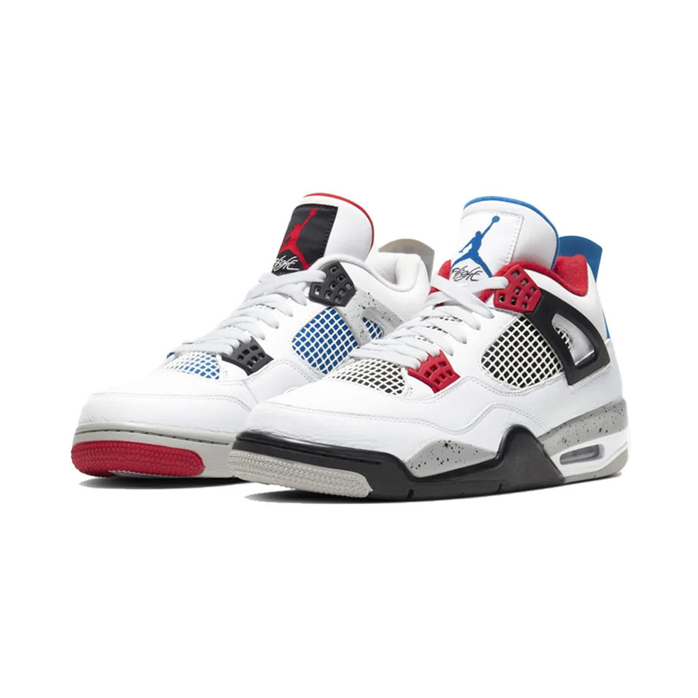 Air Jordan 4 'White / Blue Tint / Pure Platinum / Chrome' Мужские
