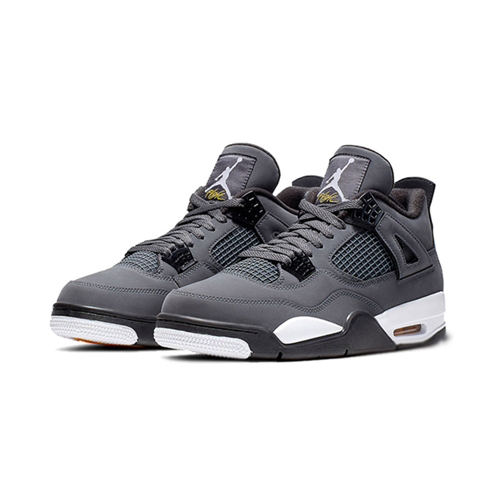 Air Jordan 4 'Black / Hot Punch / White' Мужские