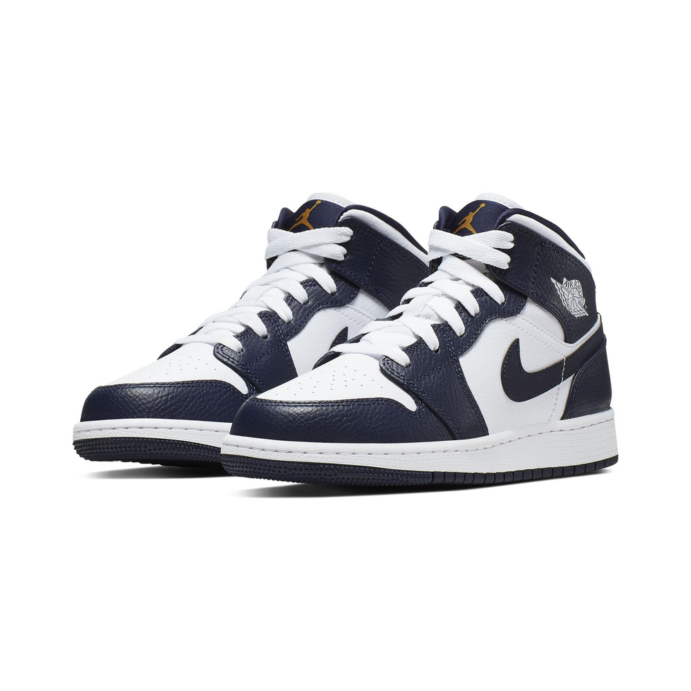 Air Jordan 1 Mid 'Soft Pearl / College Grey / Soft Pearl' Унисекс