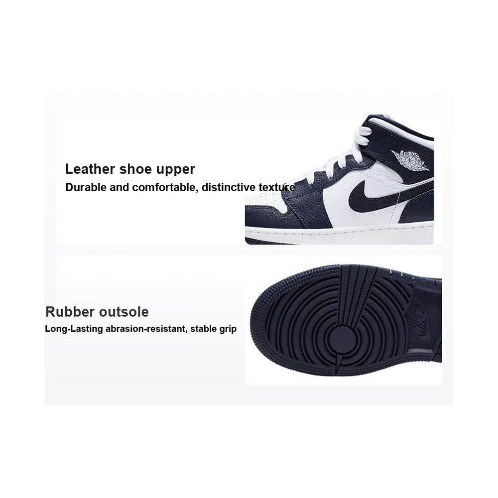 Air Jordan 1 Mid 'Soft Pearl / College Grey / Soft Pearl' Унисекс