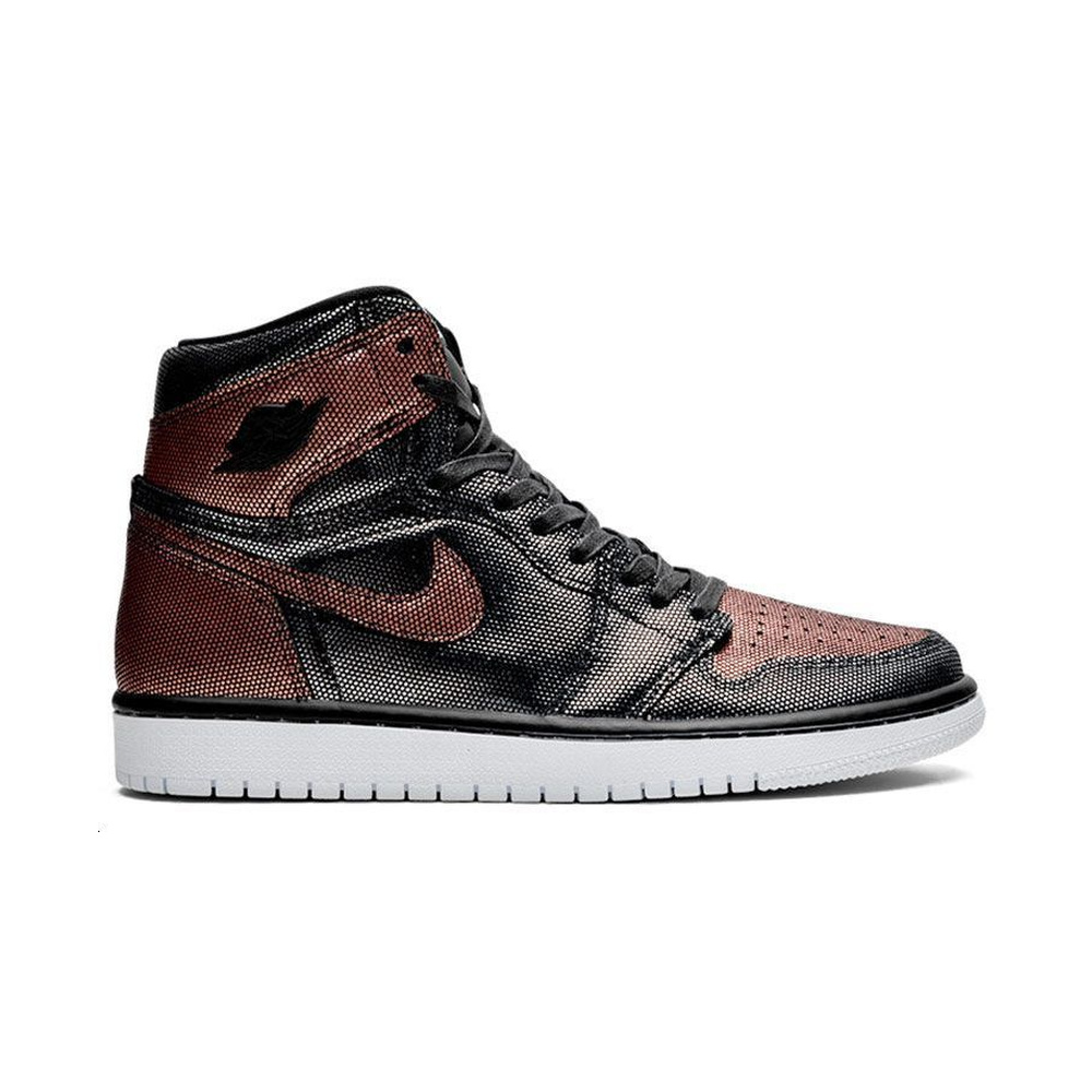 Air Jordan 1 'Black / Iron Grey / White' Женские