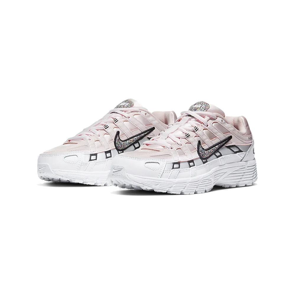 Nike P-6000 'Metallic Silver / Sail / Black / Metallic Silver' Женские
