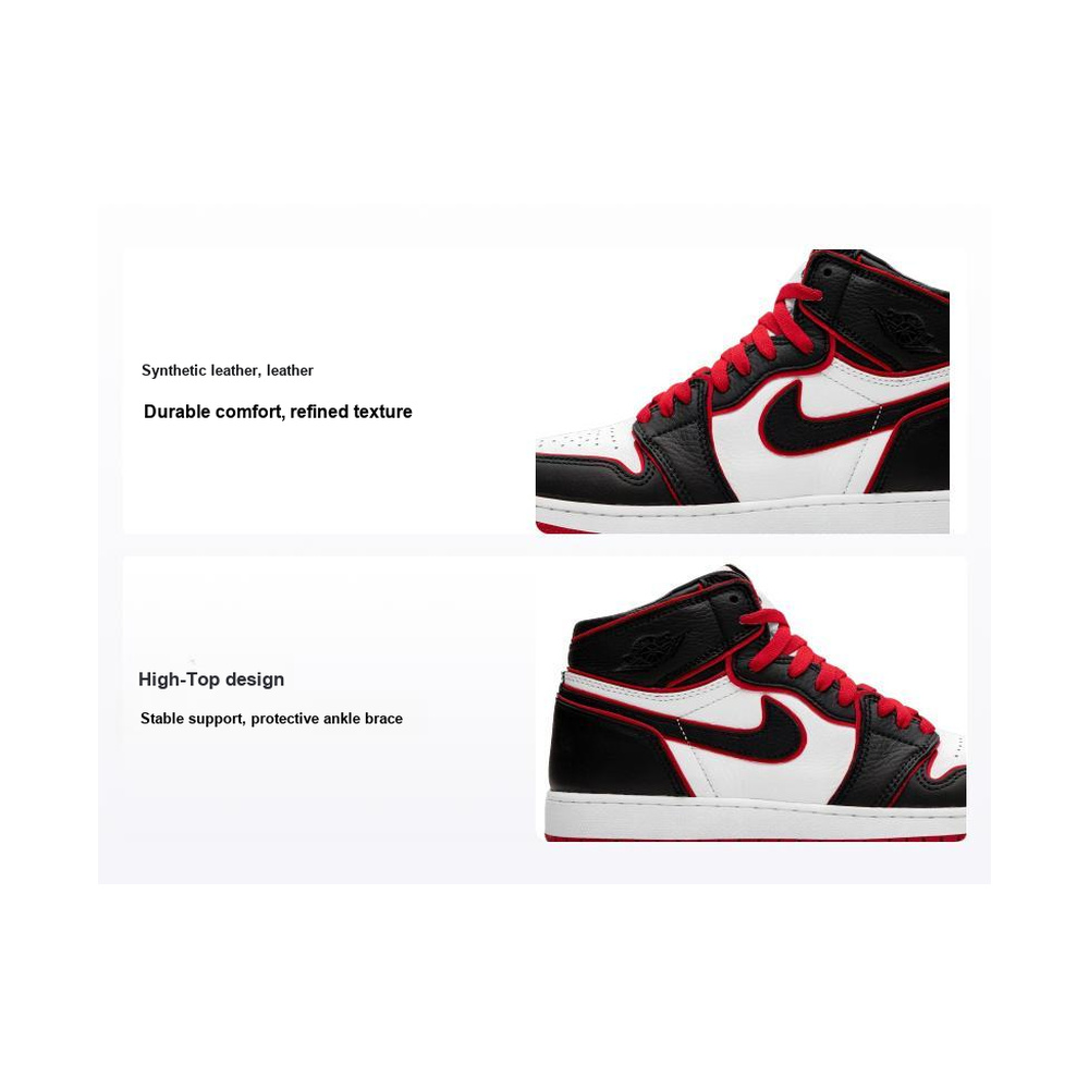 Air Jordan 1 Retro High OG 'Black White' Унисекс