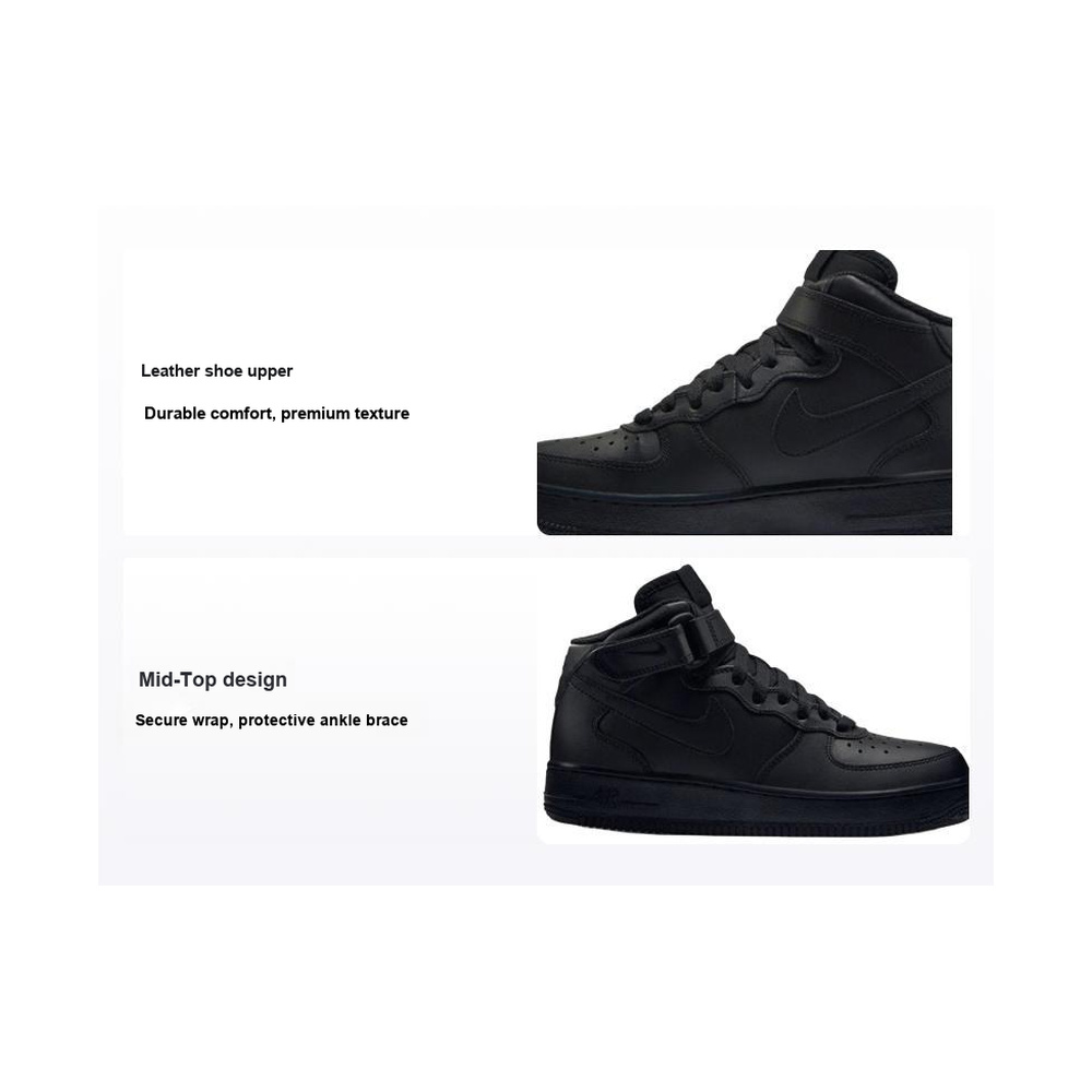 Nike Air Force 1 'Black / Volt / Anthracite' Мужские