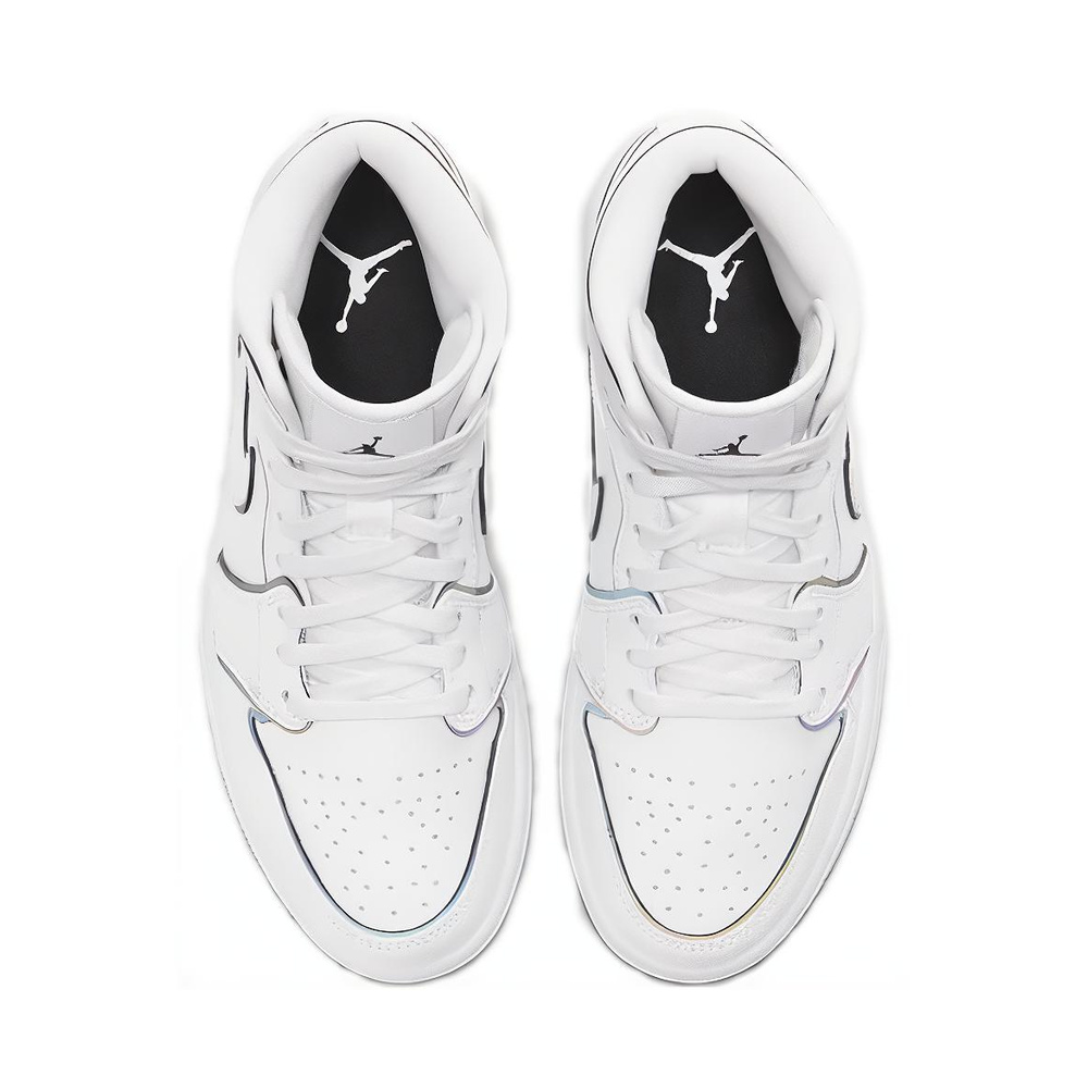 Air Jordan 1 Mid 'Summit White / Black / White' Женские
