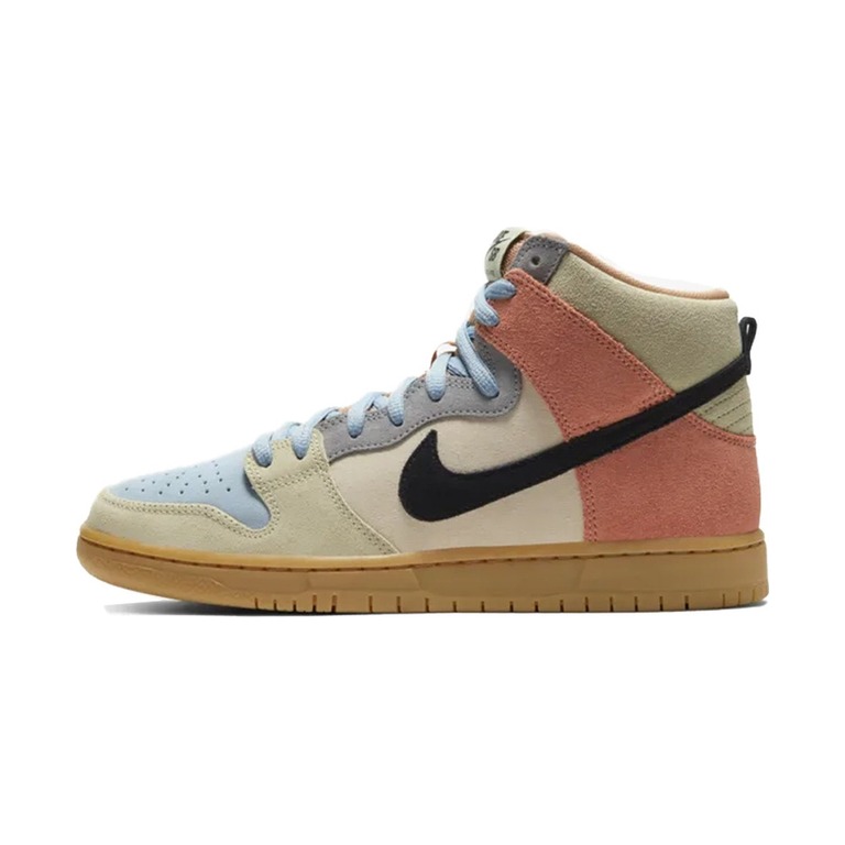 Nike Dunk High 'Tarp Green / Light Orewood Brown / Black / Metallic Dark Grey' Мужские