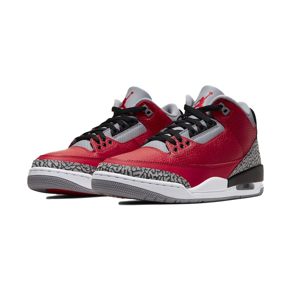 Air Jordan 3 'Fossil / Burgundy Crush / Metallic Silver' Мужские