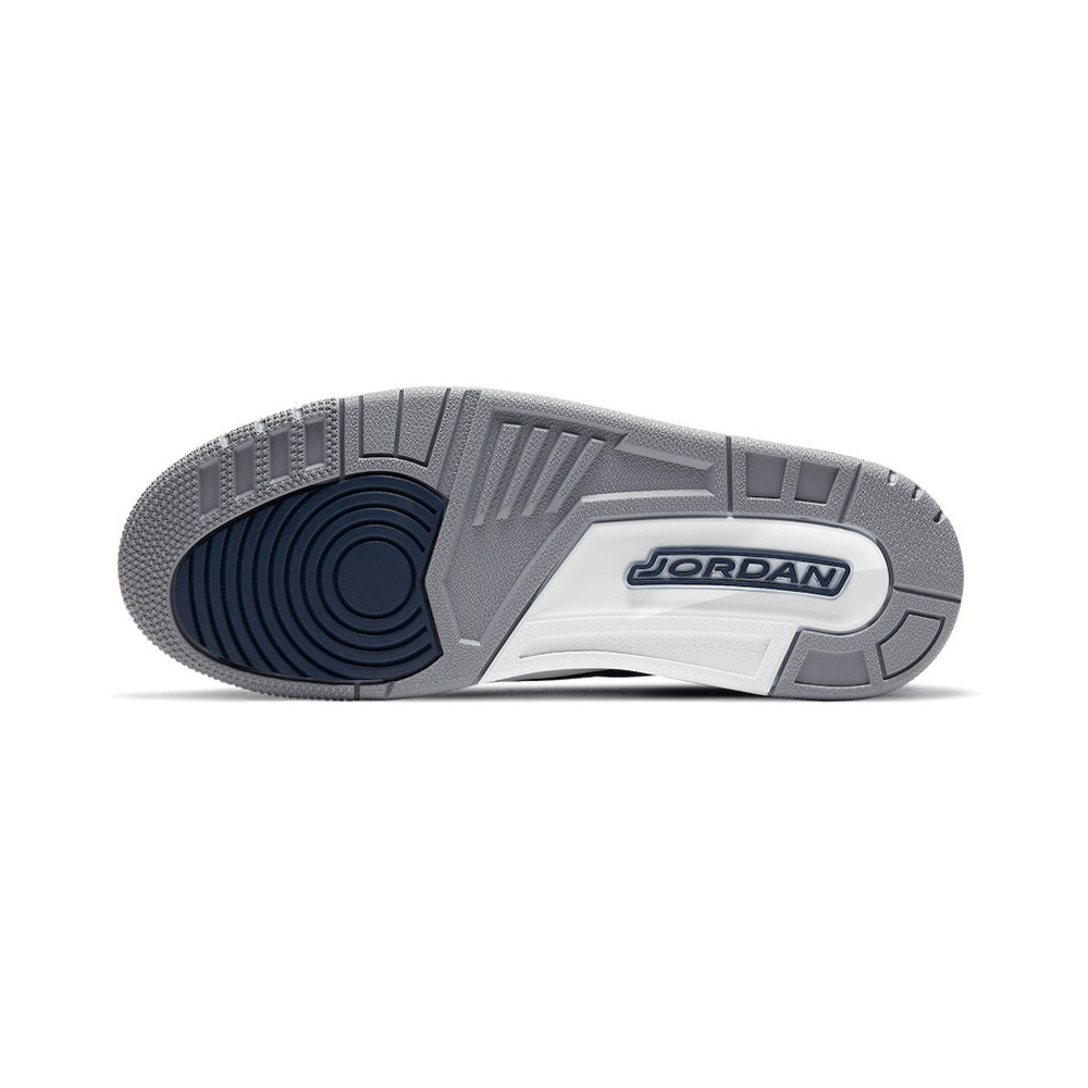 Air Jordan 3 'Coast / College Navy / White' Мужские