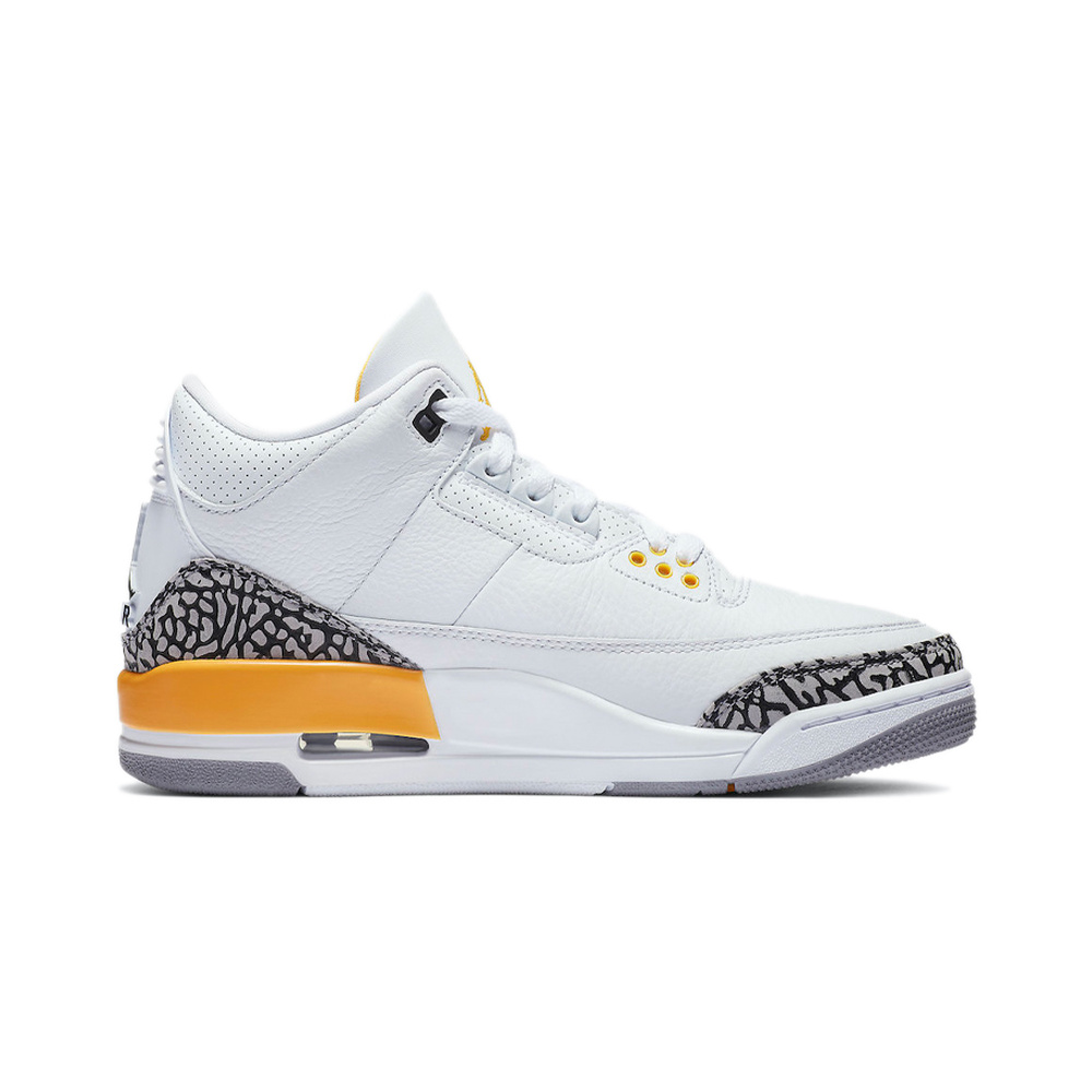 Air Jordan 3 'White / Metallic Silver / Midnight Navy / Hydrogen Blue' Женские