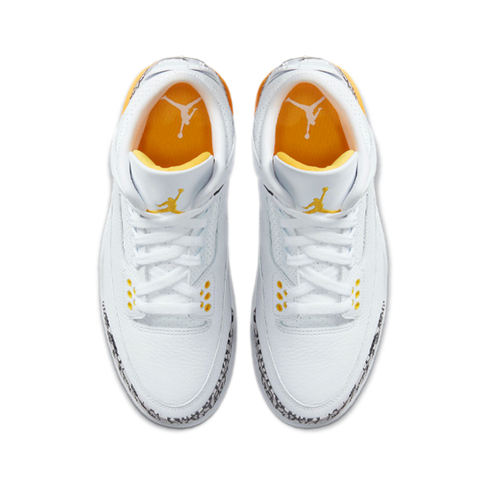 Air Jordan 3 'White / Metallic Silver / Midnight Navy / Hydrogen Blue' Женские