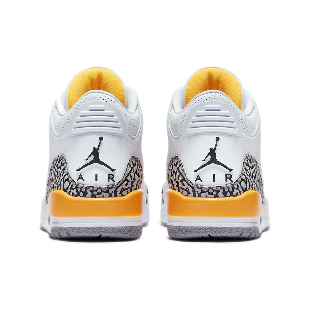 Air Jordan 3 'White / Metallic Silver / Midnight Navy / Hydrogen Blue' Женские