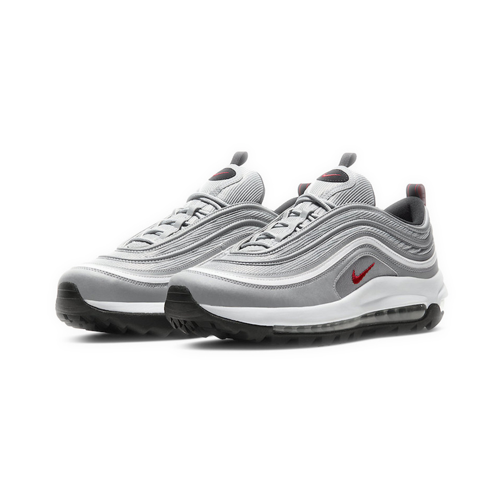 Nike Air Max 97 'Black / Hyper Crimson / White / Chrome' Мужские