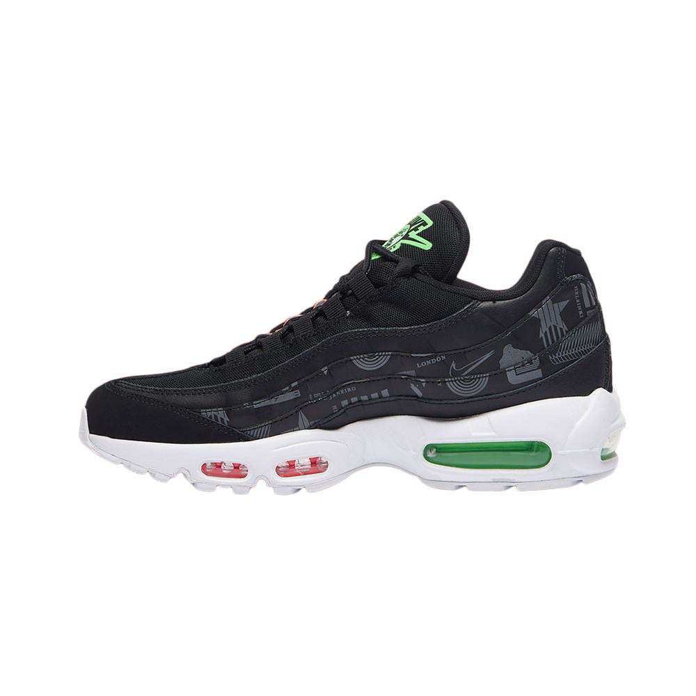 Nike Air Max 95 'Black / Hyper Crimson / White / Chrome' Мужские