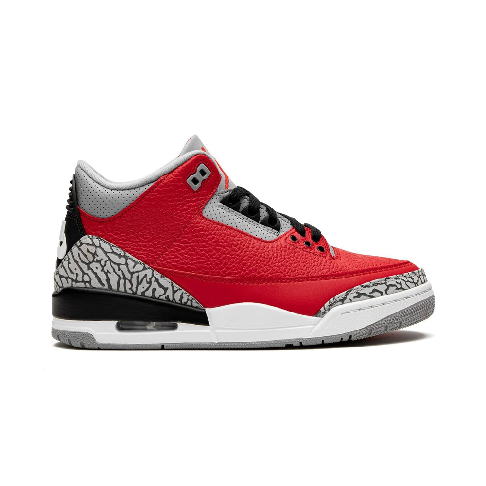 Air Jordan 3 'Metallic Silver / Wolf Grey / Anthracite / Summit White' Мужские
