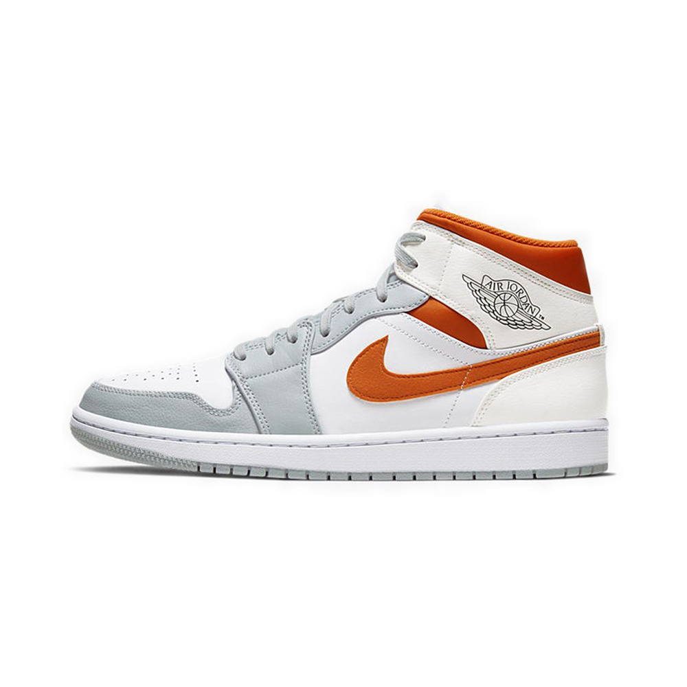 Air Jordan 1 Mid 'White / Black' Мужские