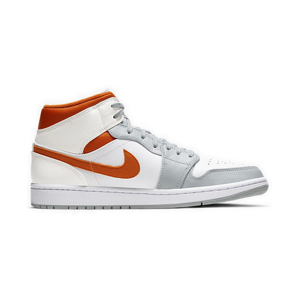 Air Jordan 1 Mid 'White / Black / Pure Platinum' Мужские