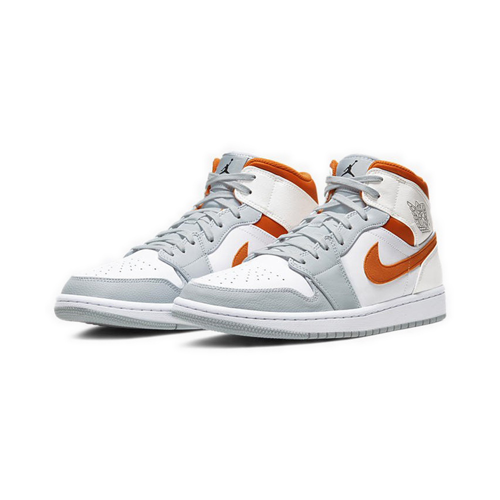 Air Jordan 1 Mid 'White / Black / Pure Platinum' Мужские