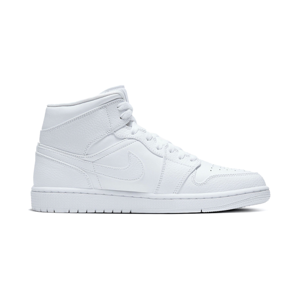 Air Jordan 1 Mid 'Summit White / Fierce Purple / Gorge Green' Мужские