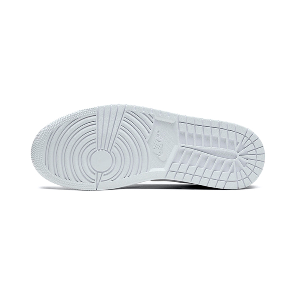 Air Jordan 1 Mid 'Summit White / Fierce Purple / Gorge Green' Мужские