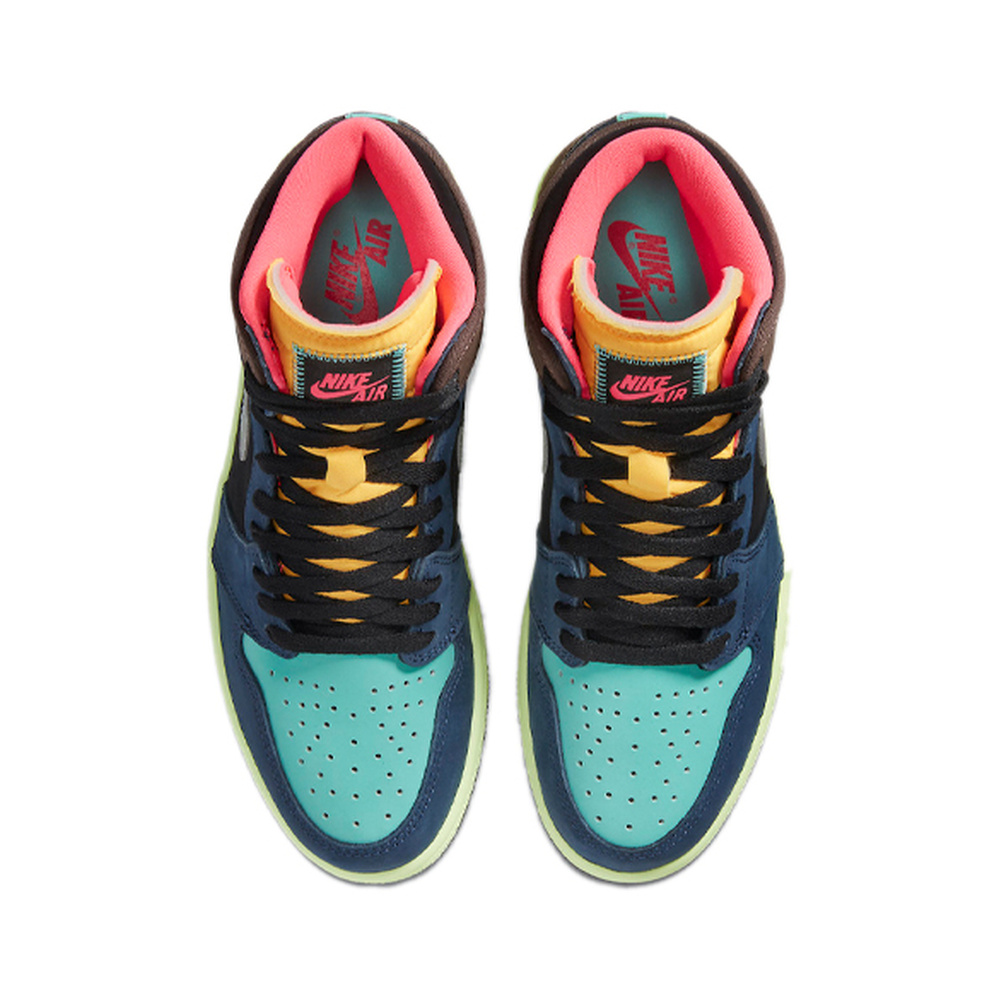 Air Jordan 1 'Track Red / White / Desert Berry / True Blue' Мужские