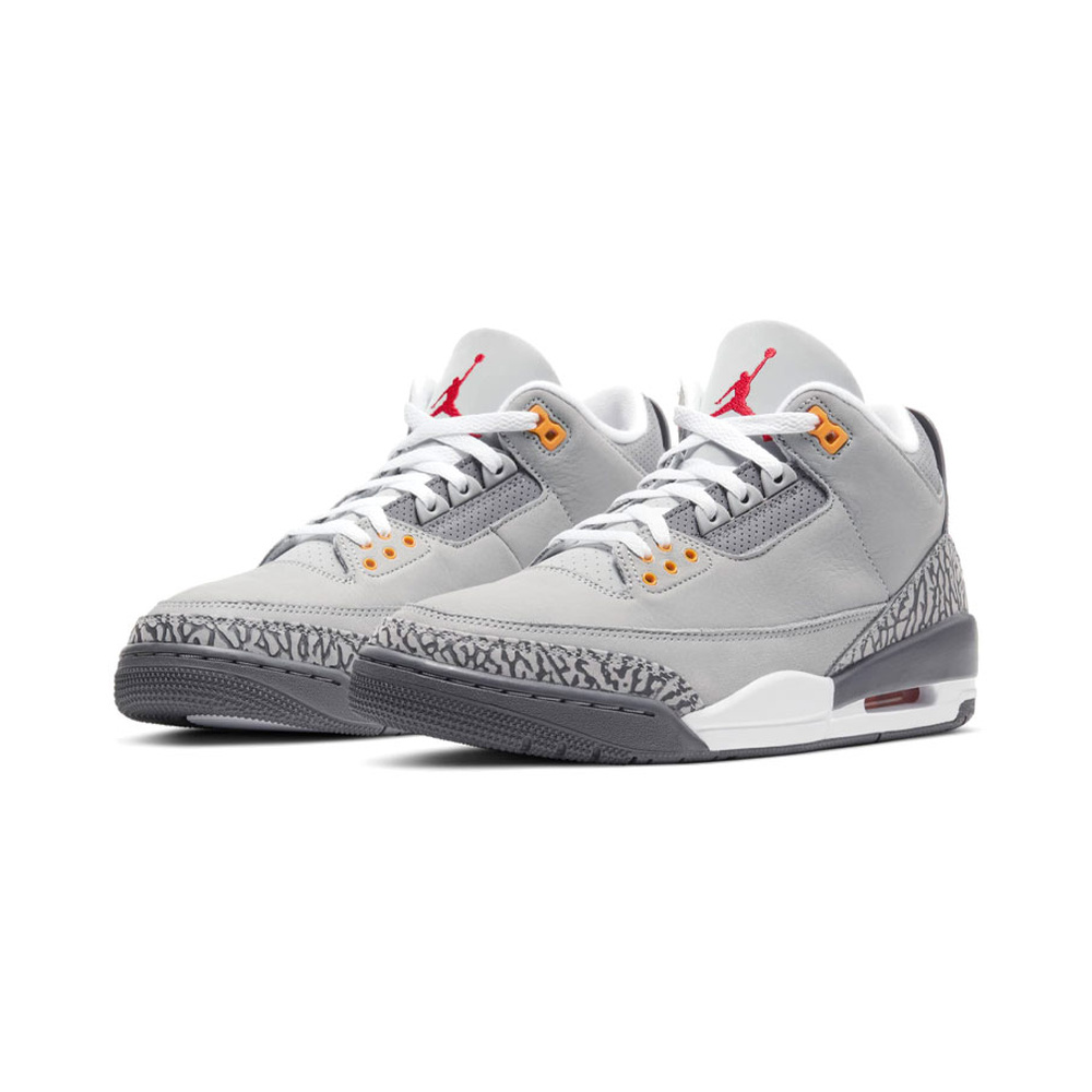 Air Jordan 3 'Anthracite / Black / Wolf Grey / University Red' Мужские