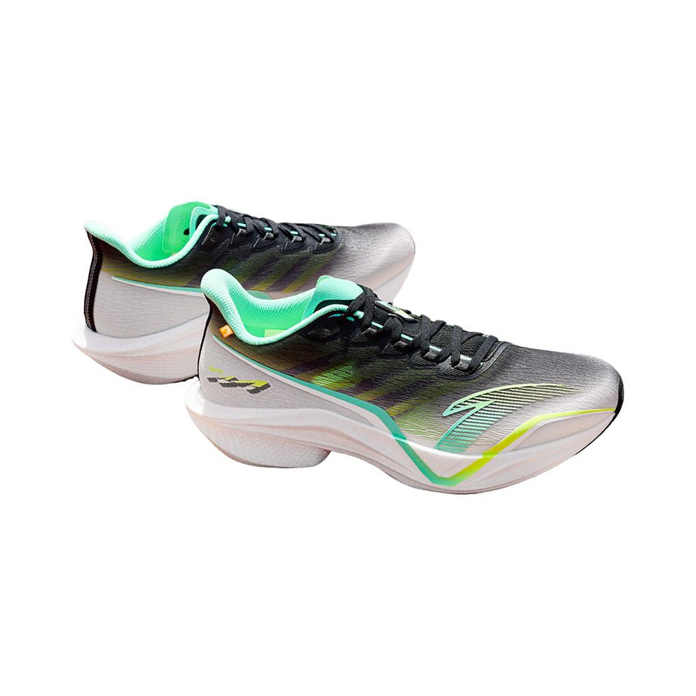 Hoka Mach 'Core Black / White / Green' Мужские