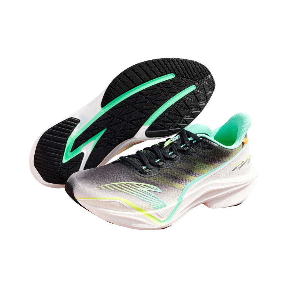 Hoka Mach 'Core Black / White / Green' Мужские