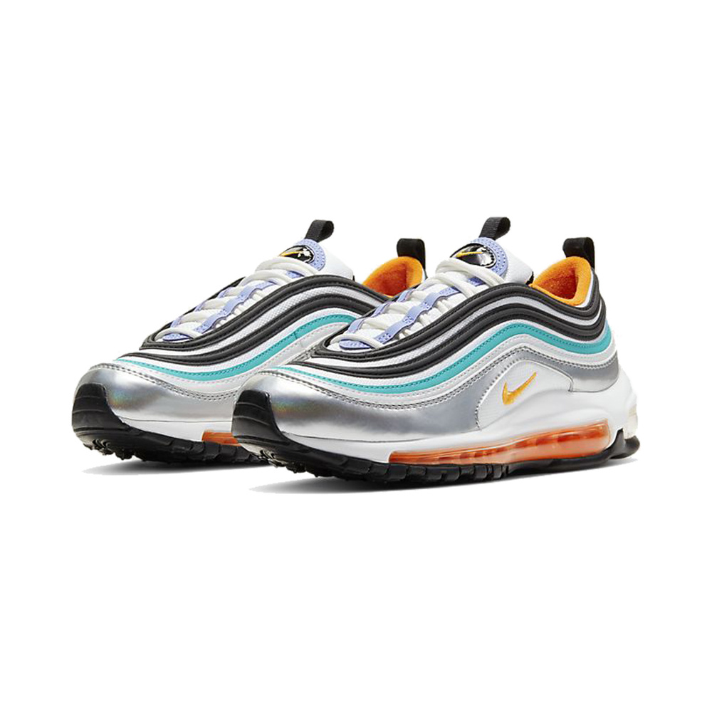Nike Air Max 97 'Black / Hyper Crimson / White / Chrome' Женские