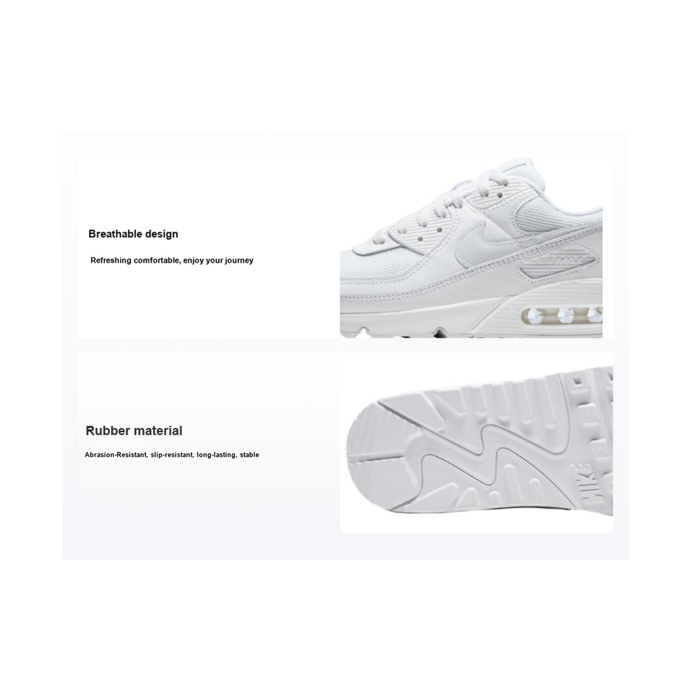 Nike Air Max 90 'Metallic Summit White / Pure Platinum / Wolf Grey / White' Женские