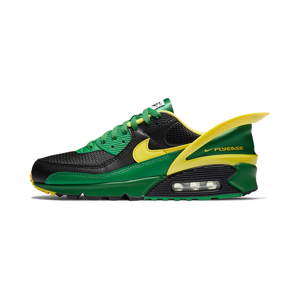 Nike Air Max 90 'Black / Hyper Crimson / White / Chrome' Мужские