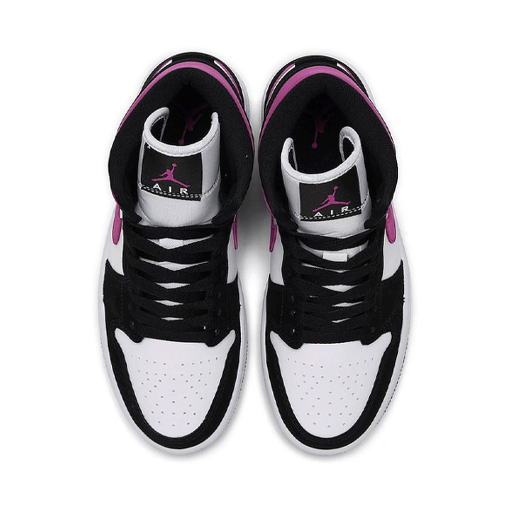 Air Jordan 1 Mid 'Black / Anthracite / Black' Женские