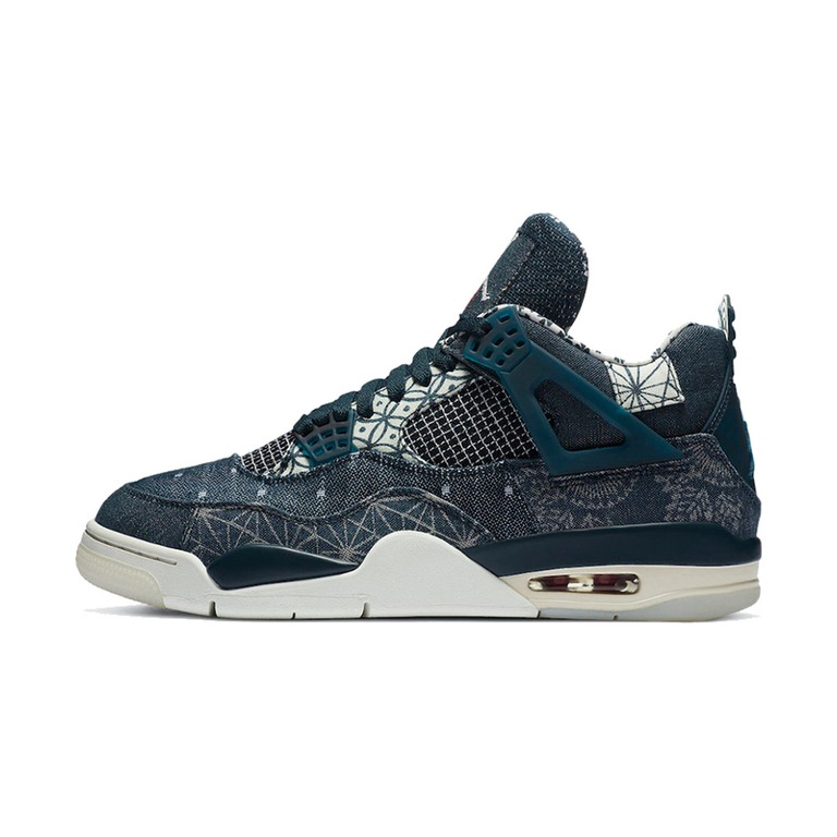 Air Jordan 4 'Coast / College Navy / White' Мужские