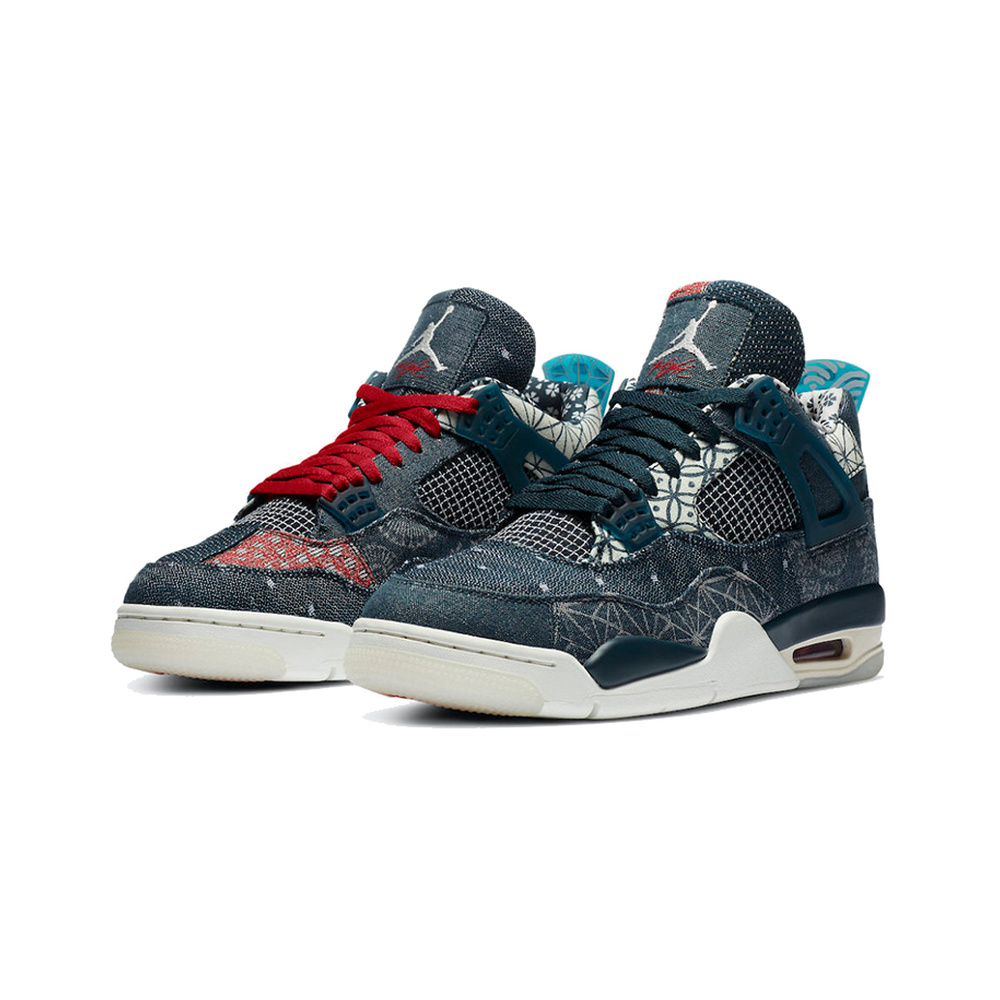 Air Jordan 4 'Coast / College Navy / White' Мужские