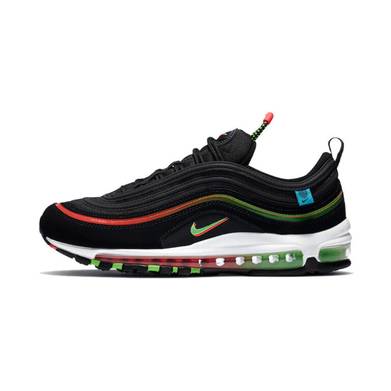 Nike Air Max 97 'Black / Hyper Crimson / White / Chrome' Мужские