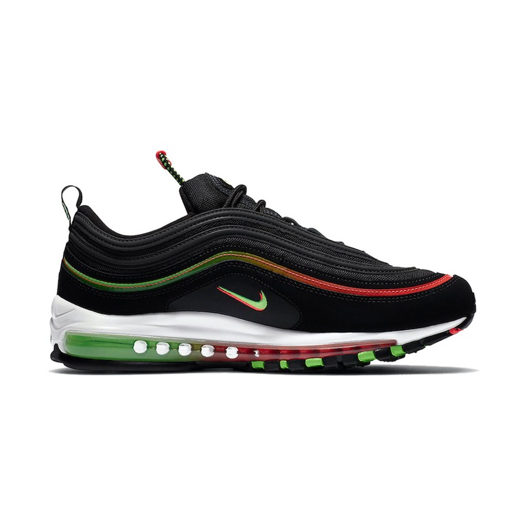 Nike Air Max 97 'Black / Hyper Crimson / White / Chrome' Мужские