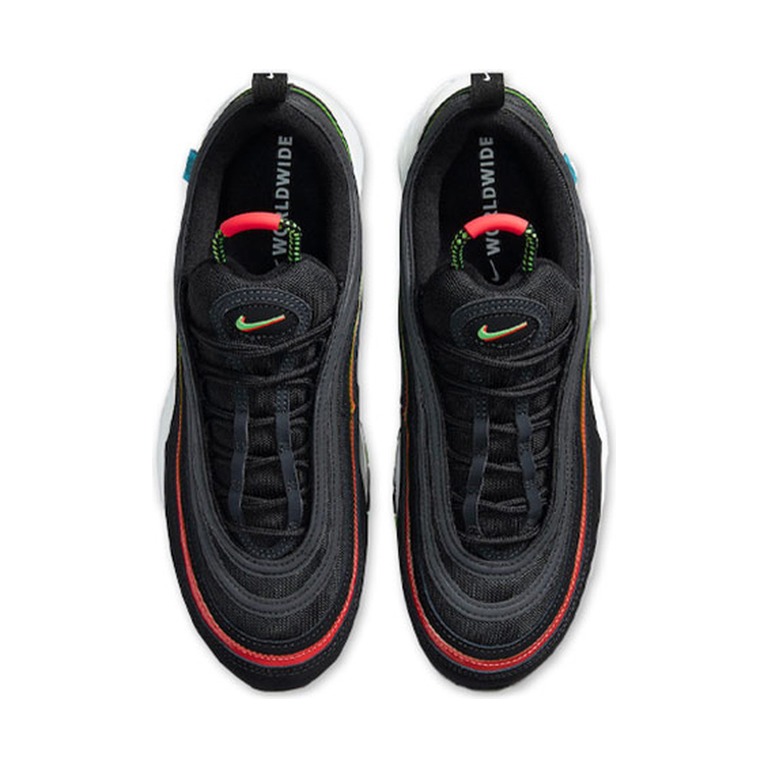Nike Air Max 97 'Black / Hyper Crimson / White / Chrome' Мужские