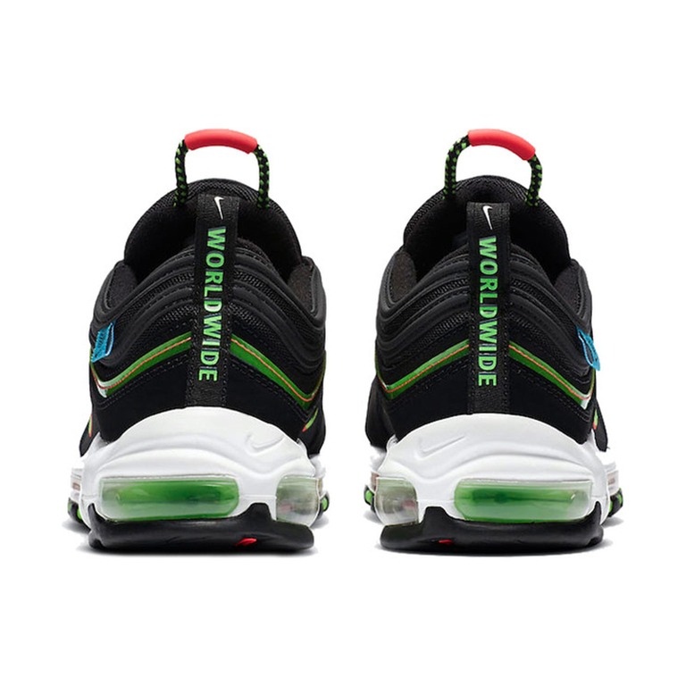 Nike Air Max 97 'Black / Hyper Crimson / White / Chrome' Мужские