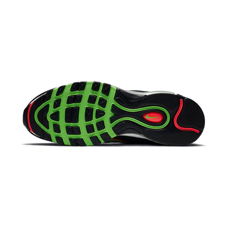 Nike Air Max 97 'Black / Hyper Crimson / White / Chrome' Мужские