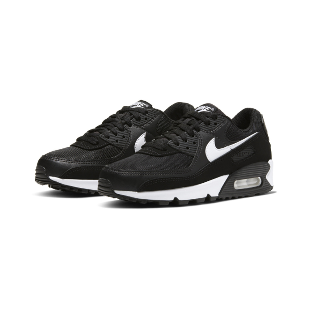 Nike Air Max 90 'Black / Metallic Silver' Женские