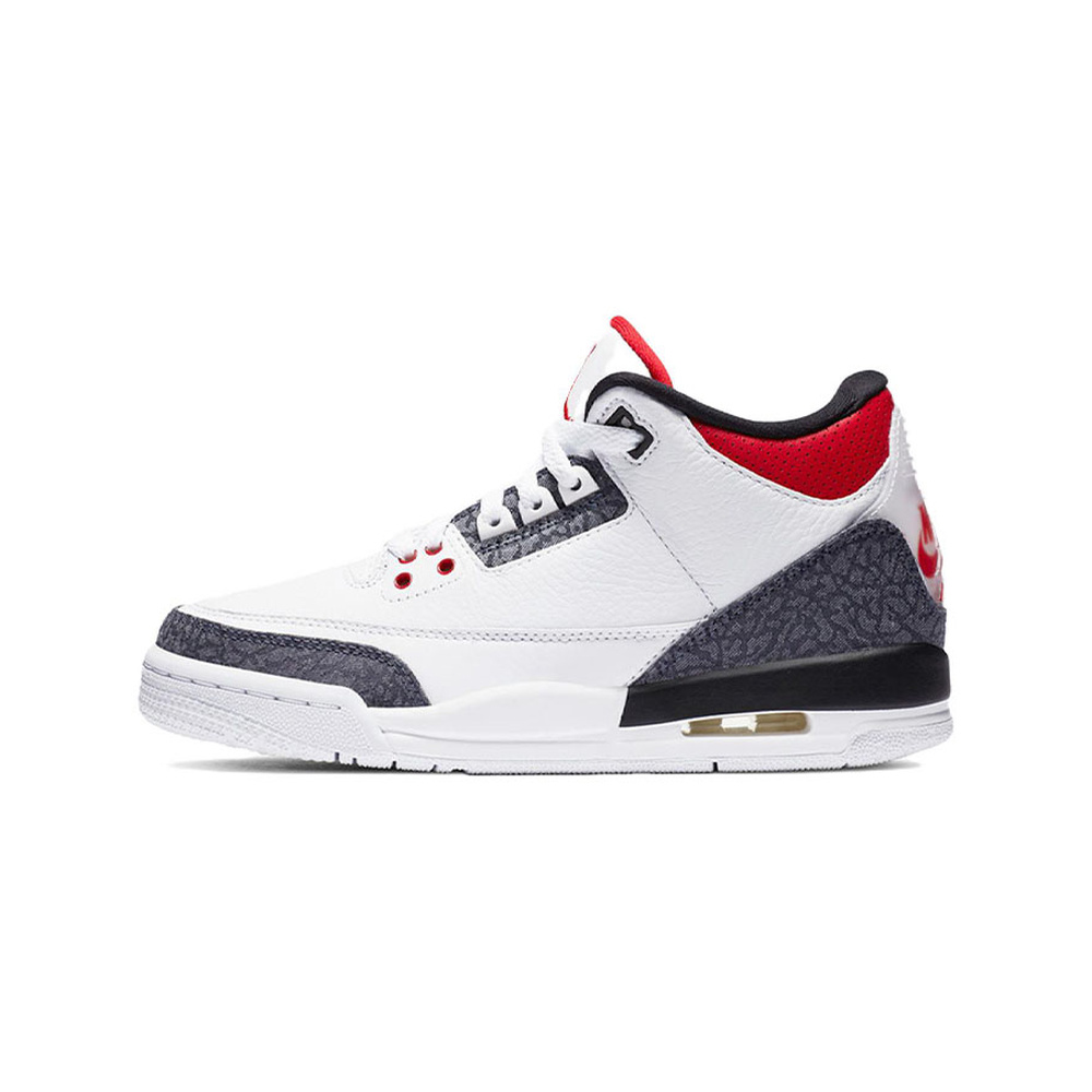 Air Jordan 3 'White / Black / Gum Medium Brown / White' Мужские