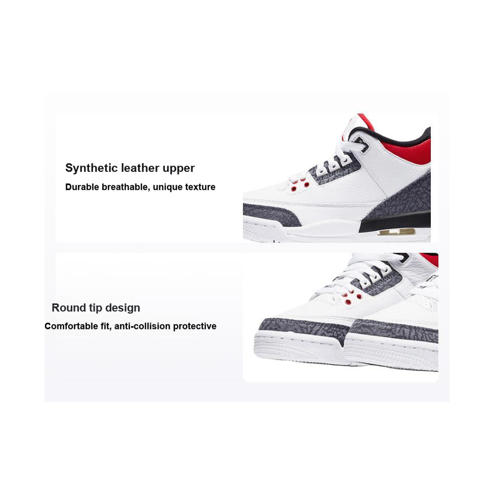 Air Jordan 3 'White / Black / Gum Medium Brown / White' Мужские