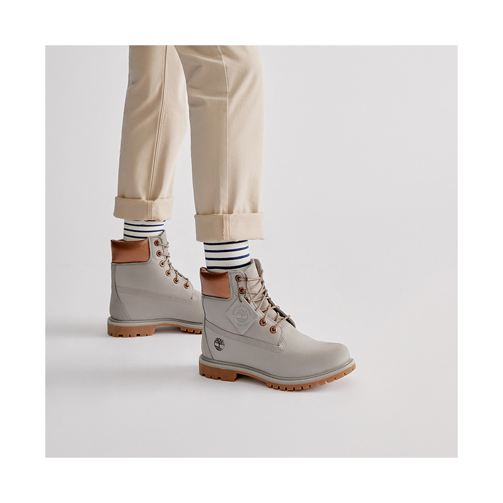 Timberland Premium 6 Inch 'Grey' Женские