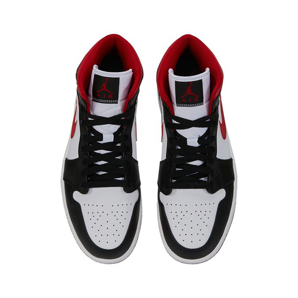 Air Jordan 1 Mid 'Black / Gum Medium Brown / White' Мужские