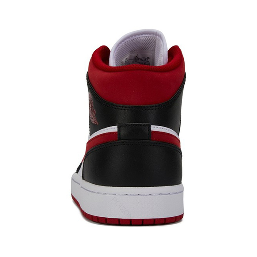 Air Jordan 1 Mid 'Black / Gum Medium Brown / White' Мужские