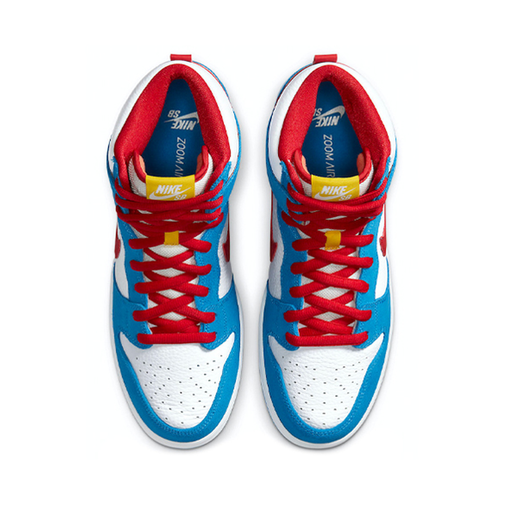 Nike Dunk High 'White / Metallic Silver / Midnight Navy / Hydrogen Blue' Мужские